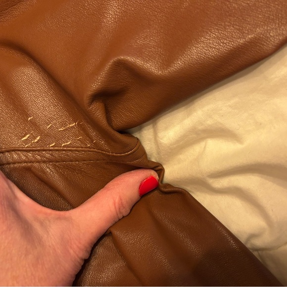 Mother high waisted Rail Skimp Faux Vegan Leather Pant size 28 - Picture 4 of 4